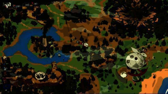 《终末机兵》废土探索画面