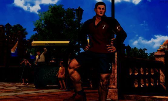 C罗加入游戏相关画面