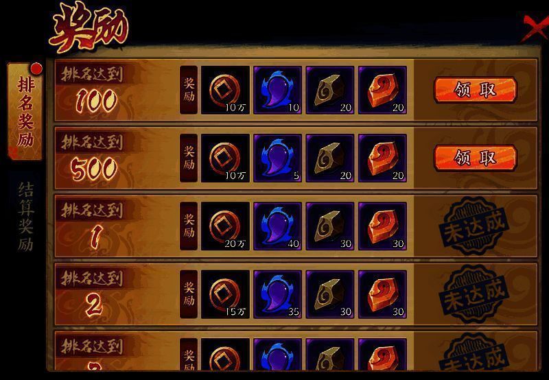 顶峰历练排名奖励相关图片