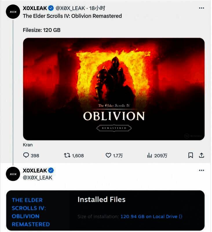 《上古卷轴4:湮没 复刻版》相关图片