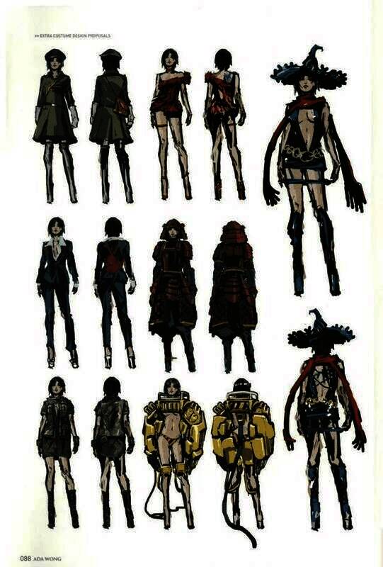 《生化危机6》废弃服装设计图之二