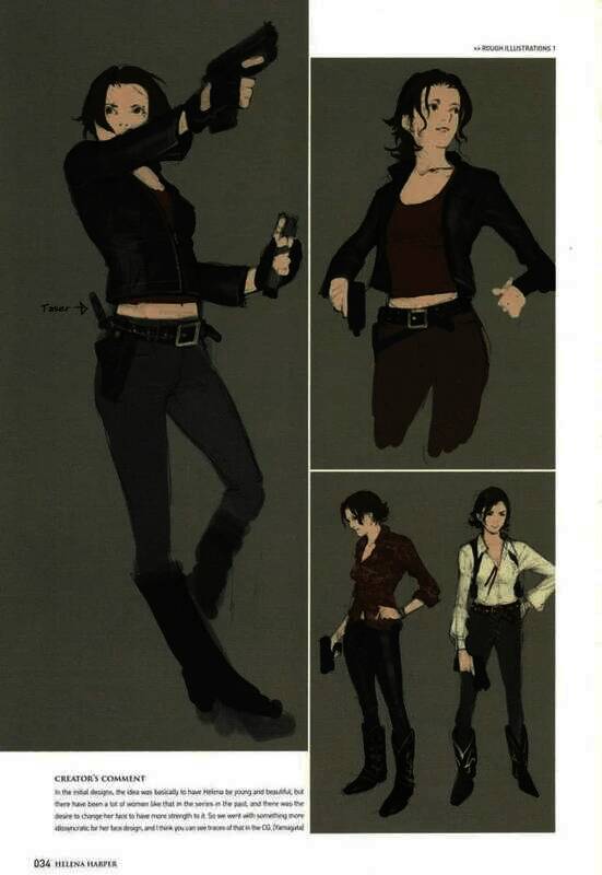 《生化危机6》废弃服装设计图之四