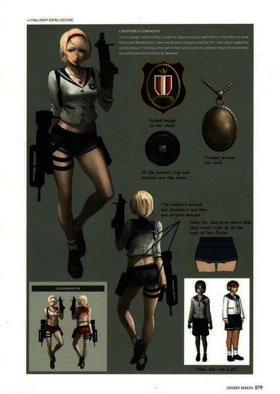 《生化危机6》废弃服装设计图之七