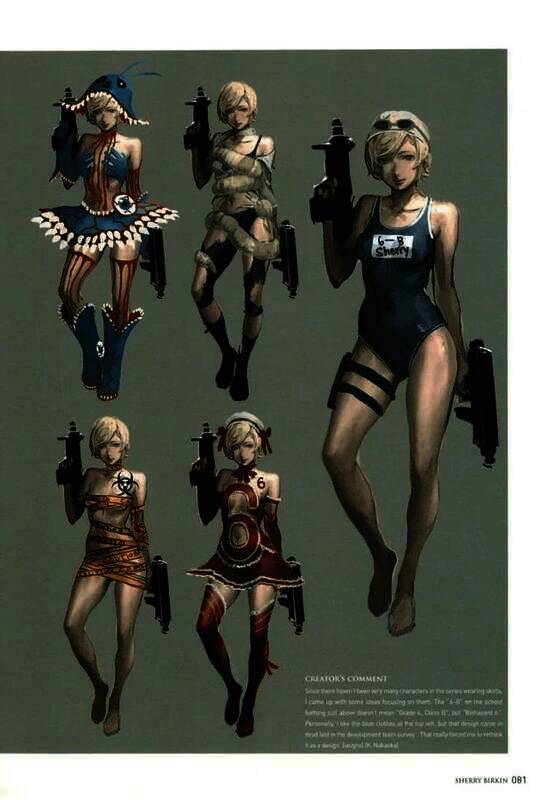 《生化危机6》废弃服装设计图之八