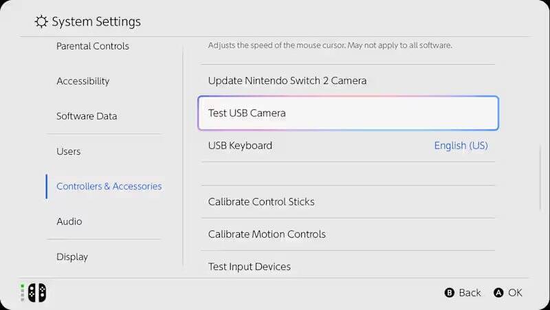 Switch2设置菜单截图展示键盘语言设置选项
