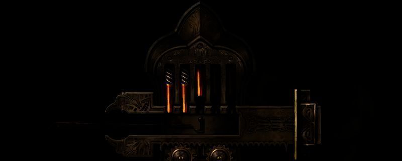 《上古卷轴4：重制版》开锁撬锁画面