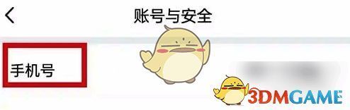 环球网校账号与安全页面手机号选项界面图