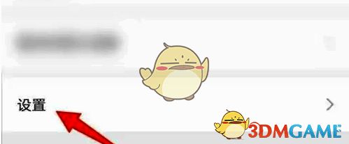 点击设置选项的页面截图