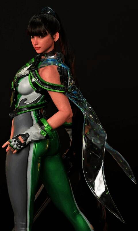 《星刃》超写实雕像伊芙与塔奇经典造型图