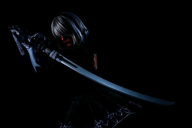 《尼尔：机械纪元》2B长刀白之契约实体化展示图1