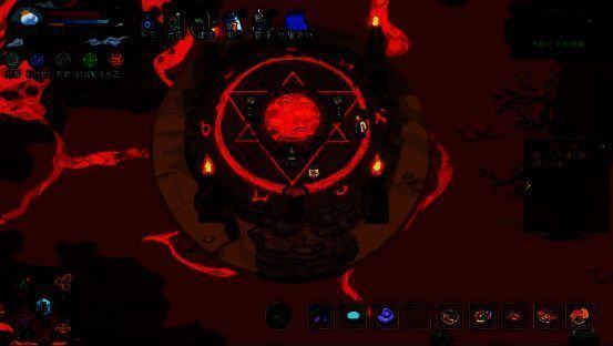 《牧神镇物语》中岛屿深处的遗迹