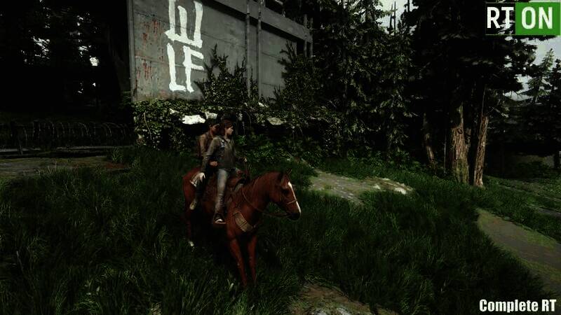 《最后的生还者2：重制版》默认画质与开启光追MOD画质对比图4