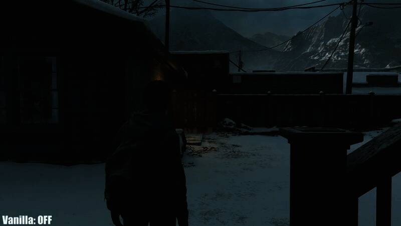 《最后的生还者2：重制版》默认画质与开启光追MOD画质对比图5