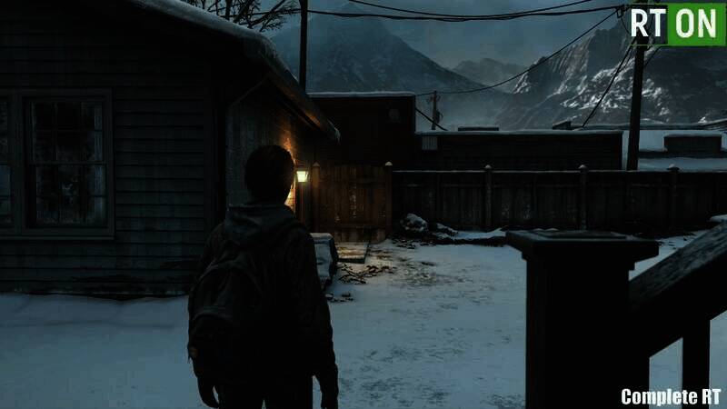 《最后的生还者2：重制版》默认画质与开启光追MOD画质对比图6