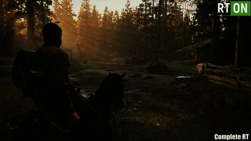 《最后的生还者2：重制版》默认画质与开启光追MOD画质对比图8