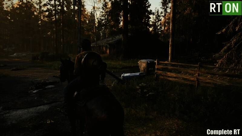 《最后的生还者2：重制版》默认画质与开启光追MOD画质对比图12