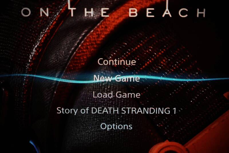 《死亡搁浅2》游戏菜单图片