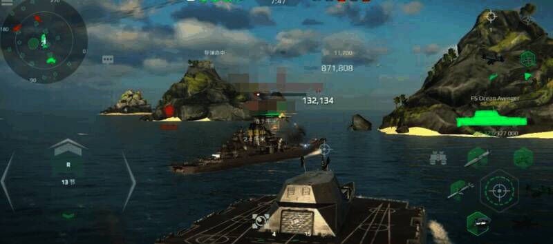 海洋复仇者与其他船只对抗图片