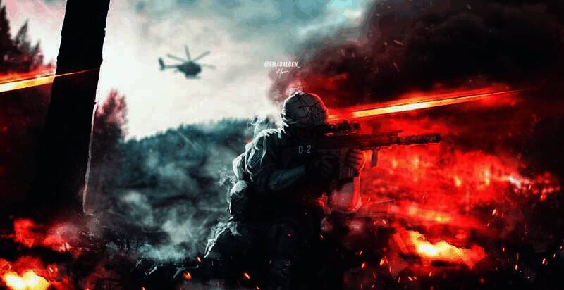 Emad Alden笔下的《战地》环境画