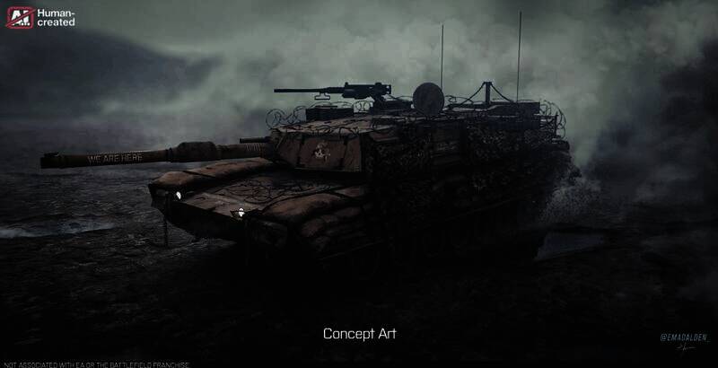 Emad Alden笔下的《战地》概念环境