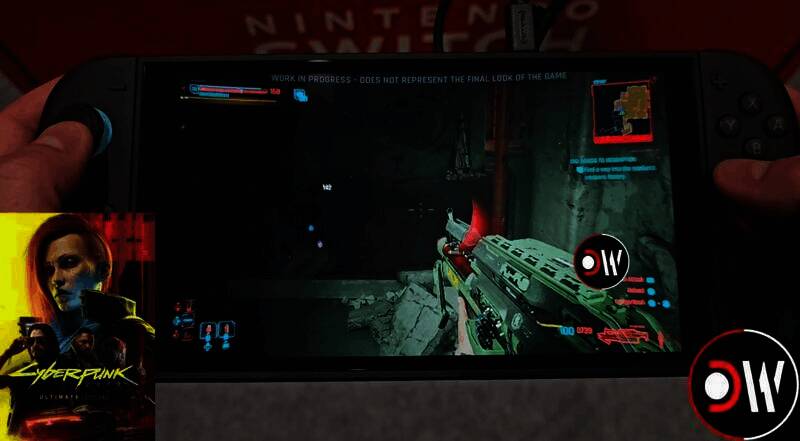 赛博朋克2077 Switch 2掌机模式实机画面1