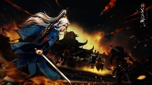 《新笑傲江湖》手游“夺屿逐霸”玩法战场图