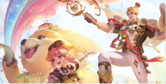 王者荣耀亚瑟星元皮肤布丁狗之颂另一展示图