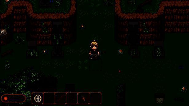 《Retro Relics》森林探索画面