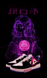 预言家形象的狼人杀定制鞋细节图