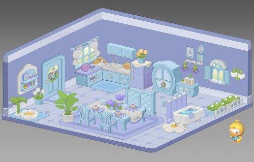 《全民泡泡超人》春色满园家园装扮效果图