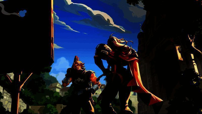 圣枪·卡里诺与导师汀娜的画面