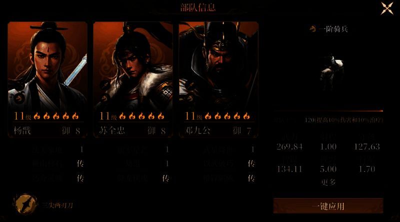 连击骑/财神骑阵容图片