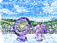 小摩尔随乐起舞动图