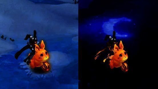 黯月之华锦衣搭配前兔似锦祥瑞效果图