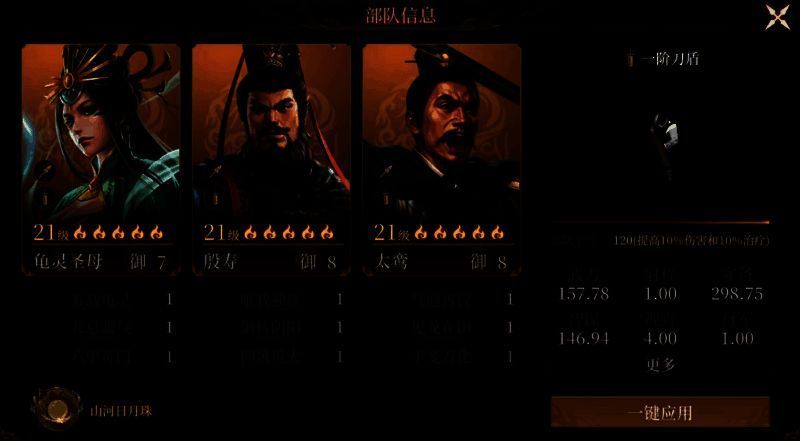 龟灵圣母推荐阵容图片