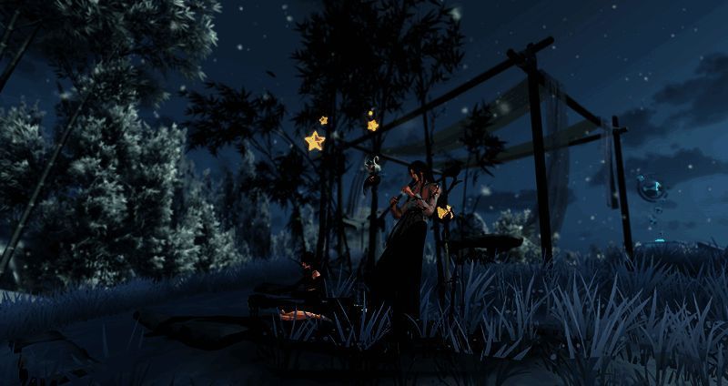 《天谕》手游墨染情侣装展示图