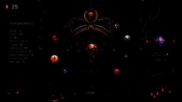 《黑蚀：无尽突围》符文界面