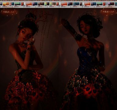 《以闪亮之名》玩家创作画面