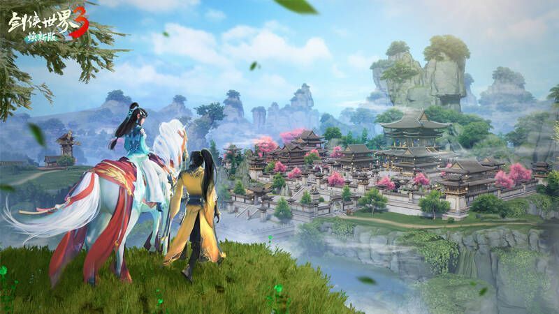 《剑侠世界3》公测宣传图