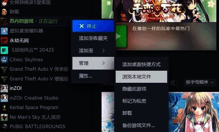 操作《苏丹的游戏》浏览本地文件的界面图