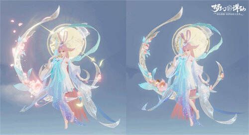 嫦娥奔月·月昙灵兽幻化造型图