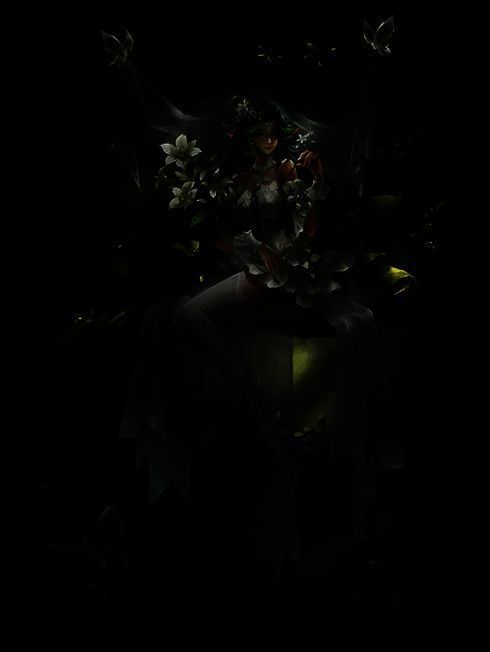 树灵茵娜白色婚纱皮肤