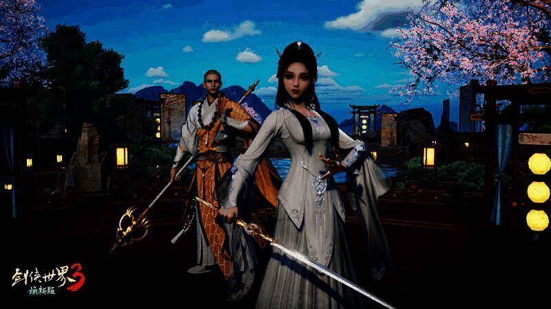 《剑侠世界3》年度焕新版宣传图