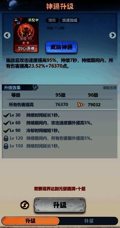 主宰世界神通升级相关图片