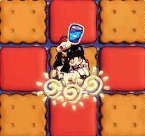 纸杯千竹吃蛋糕生产能量展示图