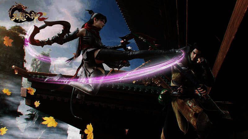 《天龙八部2：飞龙战天》绝学六脉神剑画面