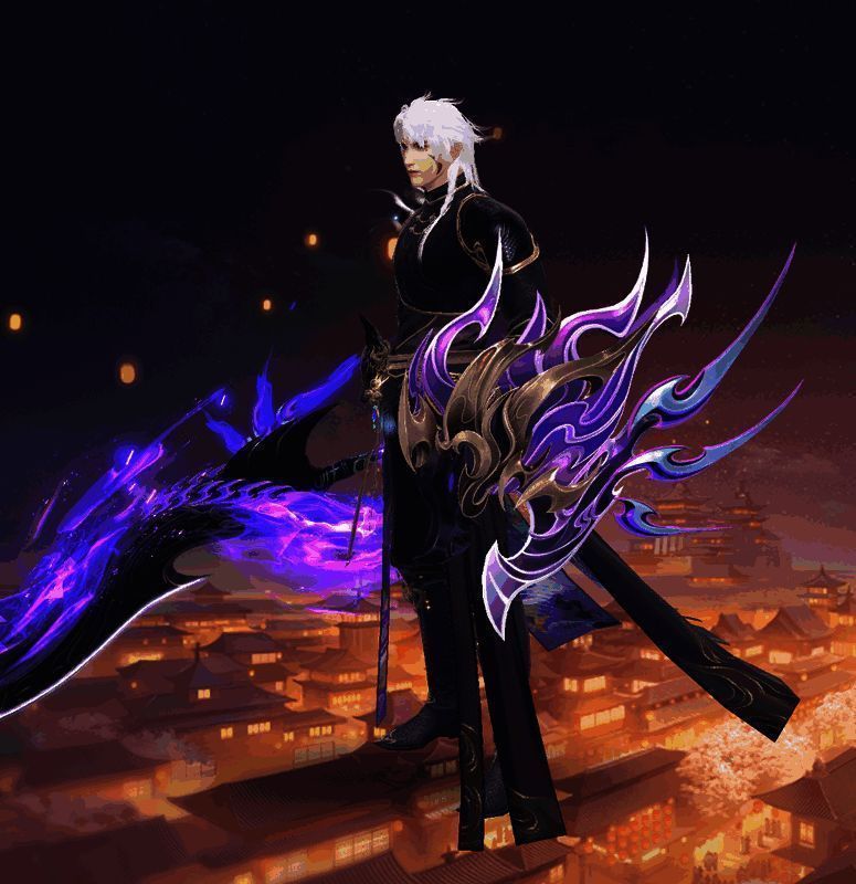 天机少侠装备【恶业斩尽】拓本武器和盾牌的形象