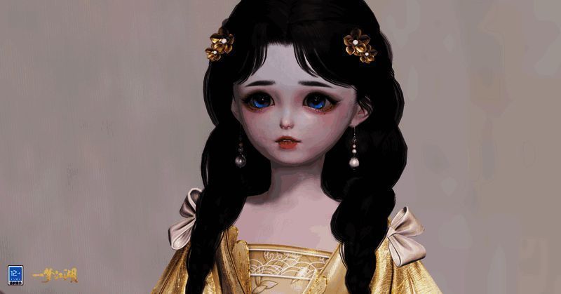 《一梦江湖》晶露耳饰图