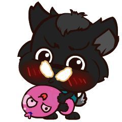 小灰灰·气呼呼动态表情图