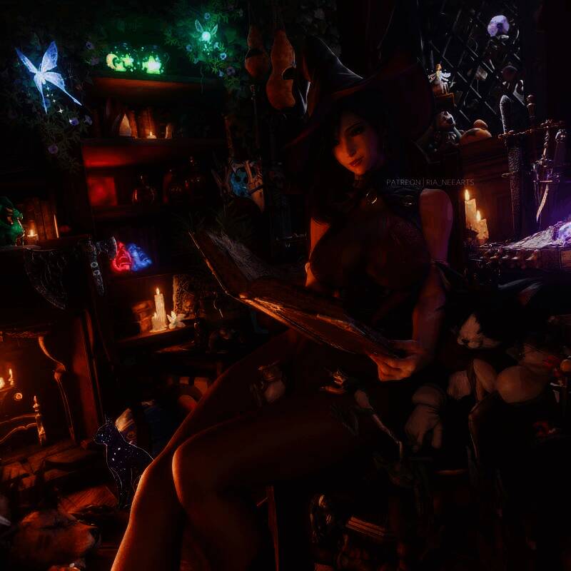 《最终幻想7》蒂法3D作品图3